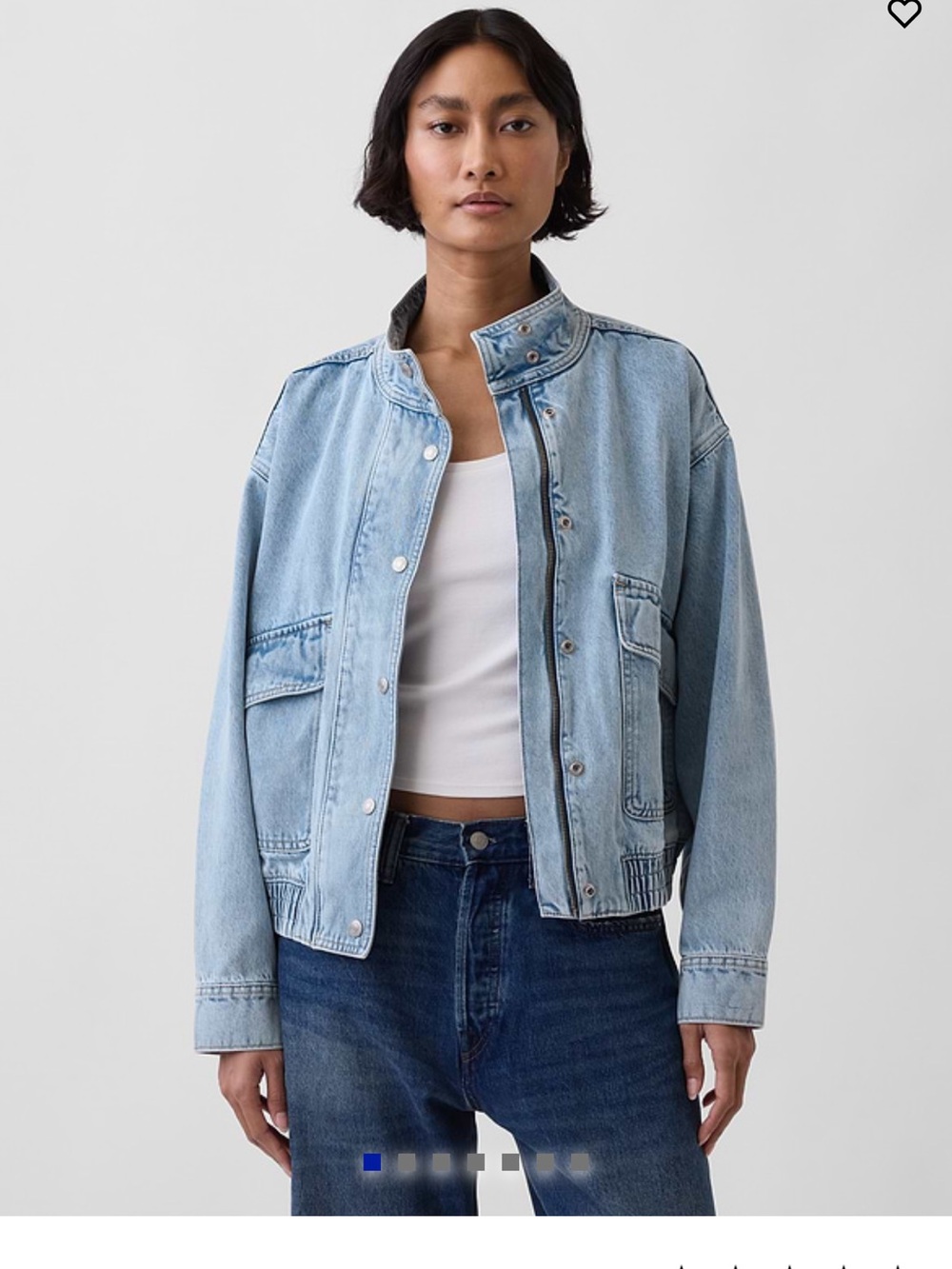NWT GAP oversized bomber jacket